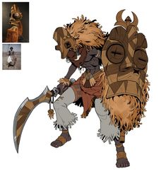 Wood Character Design, Beastfolk Character Design, African Warrior Character Design, Poncho Character Design, Concept Art Characters Sketches, Afro Character Design, Creative Character Design, Desert Character Design, African Character Design