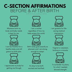 Positive C Section Affirmations, Birth Affirmations C Section, C Section Mama Quotes, C Section Quotes Inspiration, C Section Mom Quotes, Csection Postpartum Care, C Section Quotes, Postpartum Education