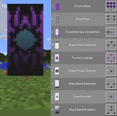 an image of a computer screen with the text, purple baseplates for minecraft