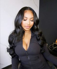 Baddie Wigs, Thick Outfits, Divinely Protected, Middle Part Hairstyles, Sew In Hairstyles, Butterfly Quotes, Birthday Hairstyles, Colour Wheel, Weave Styles