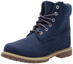 PRICES MAY VARY. Canvas Upper Padded collar 200g of PrimaLoft Insulation ReBOTL fabric lining Steel shank for arch support Timberlands Women, Blue Canvas, Waterproof Boots, Arch Support, Insulation, Special Features, Dark Blue, Arch, Collar