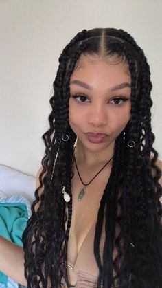 Healthy Shiny Hair, Big Box Braids Hairstyles, Cute Box Braids Hairstyles, Protective Hairstyles Braids, Store Shelves, Pretty Braided Hairstyles, Hairdos For Curly Hair, Knotless Braids, Goddess Braids