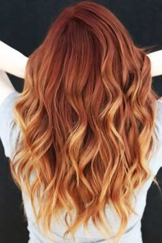 Auburn Hair Color Ideas And#8211; Light, Medium Andamp; Dark Auburn Hair Styles ★ Auburn Hair Color Ideas, Light Auburn Hair Color, Auburn Hair Color, Red And Blonde, Light Auburn Hair, Red Balayage Hair, Cowboy Copper, Dark Auburn Hair, Future Hairstyles