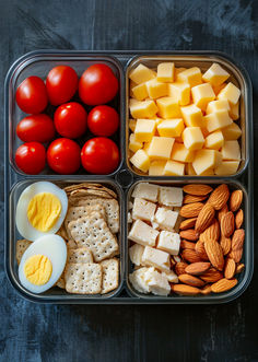 High Protein Deli Snack Box - Lunchable Meal Prep for Adults Healthy Lunch For Adults, Snack Box Ideas For Adults, Adult Snack Boxes, Adult Bento Box Lunch Ideas, Snackle Box Ideas For Adults, Adult Lunchables Healthy