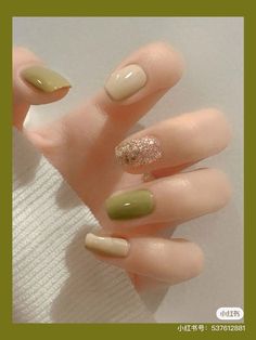 Green Beige Nails, Beauty Hacks That Actually Work, Nail Art Inspo, Cozy Colors, Fall Nail Ideas, Unghie Nail Art, Beauty Hacks Nails, Asian Nails