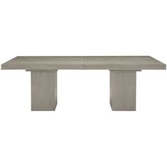 a concrete table with two legs on the top and one leg raised up to the ground