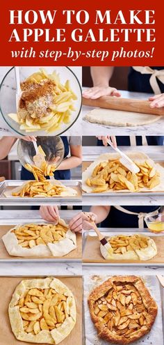 how to make apple galaite with step - by - step photos