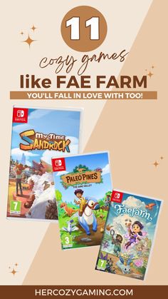 an advertisement for the upcoming video game, which features farm animals and farmer's life