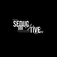 the words sedu and five are written in white ink on a black background,