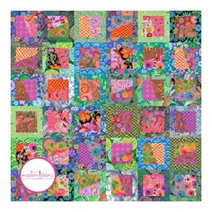 PRE-Order Kaffe Fassett- Flip Flop Quilt Kit- August 2024 - Modern Fabric Shoppe Flip Flop Quilt, Kaffe Quilts, Designer Fabric Collections, Kaffe Fassett Quilts, Quilt Backing, Paper Piecing Quilts, Lexington Ky, Foundation Paper Piecing, Kaffe Fassett