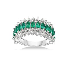 Amarante Ring - WG - Belmont Sparkle