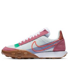 Shop (WMNS) Nike Waffle Racer 2X 'Desert Berry Crimson' CK6647-600 at KICKS CREW — your go-to for authentic, stylish sneakers. Whether for fashion, performance, or collection, find your perfect pair with us. Low-top Mesh Sneakers With Gum Sole, Retro Low-top Mesh Sneakers, Retro Lace-up Running Shoes With Rubber Waffle Outsoles, Casual Mesh Sneakers With Gum Sole, Lace-up Sneakers With Gum Sole For Errands, Nike Low-top Running Shoes With Rubber Waffle Outsoles, Nike Athleisure Running Shoes With Rubber Waffle Outsoles, Low-top Mesh Custom Sneakers With Rubber Waffle Outsoles, Mesh Sneakers With Contrast Sole For Running Errands