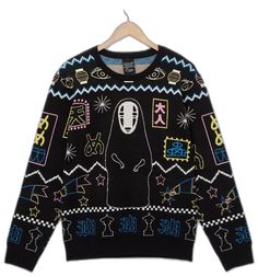 Your Next Movie, Kiki Delivery, Star Eyes, Kiki's Delivery Service, Spirit World, No Face, Holiday Wardrobe, Holiday Sweater, Studio Ghibli