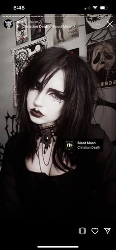 Mopey Goth Makeup, Goth Instagram Bios, Goth Selfie Ideas, Trad Goth Hairstyles, Male Goth Makeup, Trad Goth Makeup 80s, 80s Goth Makeup, Gothic Dress Elegant, Casual Goth Makeup