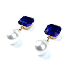 Product Description: These gold with square sapphire and pearl drop pierced earring are timelessly chic, fashioning a luxurious, elegant statement. Refined gold provides the backdrop for a square sapphire center and dainty pearl drop, resulting in an exquisite piece of artistry fit for any special occasion. Dimensions: 1.75" Style Number: 7309ESPP Sapphire And Pearl, Sapphire Stone, Pierced Earrings, Pearl Drop, Earings Piercings, Special Occasion, Sapphire, Product Description, Gemstones