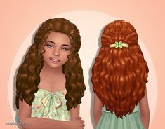 Carrie Hairstyle for Girls - My Stuff Sims 4 Maxis Match Child Cc, Sims 4 Children Hair, Children Sims 4 Cc, Children Cc Sims 4, Ts4 Kids, Master Manipulator, Kids Maxi, Sims 4 Children