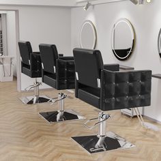 the salon is clean and ready for customers to use