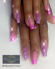 Nude and purple Fancy Nails, Nail Designs, Nail Art, Nails, Purple, Art, Nail Arts