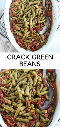 crack green beans casserole with bacon. Green Beans Canned, Green Bean Recipes Skillet, Canned Green Bean Recipes, Cracked Green Beans, Smothered Green Beans, Canned Green Beans, Onion Soup Mix Recipe, Skillet Green Beans