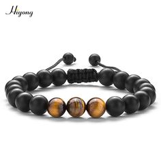 Item Type: Adjustable Beaded Bracelet, different styles Material: Tiger Eye Natural Stone Bead Diameter: 8mm / 0.31 inch Length: 16.51-23.87 cm 6.5-9.4 inch Weight: 19 g Features: Bracelets, Men’s Bracelets, Stone Beads Bracelets, Fashion Bracelets, Beads Bracelets