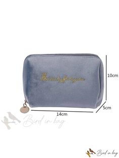 Bird in Bag - Cosmetic Bag with Capacity Compartments Trendy Gray Portable Bag, Gray Zipper Pouch Bag, Gray Pouch Bag With Zipper, Makeup Carrying Case, Bag For Makeup, Small School Bags, Make Up Pouch, Womens High Boots, Large Cosmetic Bag