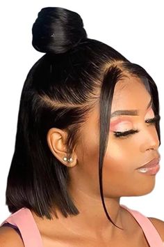 Get the gorgeous look you always wanted with this straight short bob wig. This Wig is pre-plucked, making it quicker and easier to install. Order now! T Part Wig Styles Bob, Short Straight Wig Hairstyles, Short Wigs Hairstyles, Wig Short Hairstyles, Short Wigs Styles, Installation Hairstyles, How To Style A Short Bob, Bob Weave Hairstyles