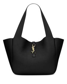 Saint Laurent Le 5 À 7 Bea Tote in Grained Leather Handbags - Bloomingdale's Suede Tote Bag, Suede Tote, Deer Skin, Work Bag, Black Tote Bag, Womens Tote Bags, Timeless Pieces, Travel Bag, Leather Handbags