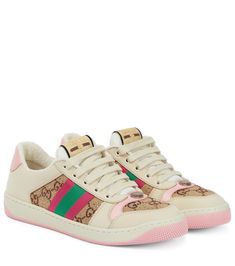 Screener leather sneakers Tenis Gucci, Gucci Screener, Gucci Shoes Sneakers, Gucci Gifts, Luxury Gifts For Her, Guccio Gucci, Gucci Sneakers, Vintage Sportswear, Sneakers For Women