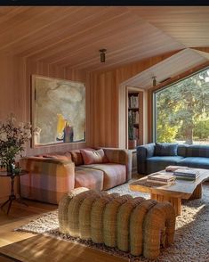 Can you imagine yourself cozied up with a book by this perfectly centered turquoise fireplace on a fall afternoon?! I certainly can! Beyond inspired by the beautiful colors and textures of this dreamy Sauvie Island home. ⚡︎ Design + Photos courtesy of @jhinteriordesign @aaronleitz @andrapadilla #colorandtextureinspiration #interiordesign #inspiredhome #sauvieisland #earthtones #woodtones #interiorinspo #seedandsowhome #designdetails #naturalelements Family Room Inspiration, Fall Afternoon, Warm Interior, Space Architecture, Barbie Dream House, Island Home, Japanese House, Rooms Home Decor