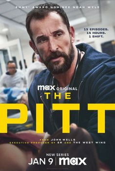 the pitt movie poster with man in hospital