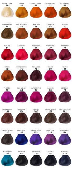 Adore Hair Dye, Character Help, Loc Care, Hair Dyes, Hair Color Chart, Hair Things, Semi Permanent Hair Color, Copper Hair Color, African Violet