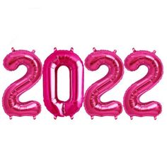 magenta pink 2022 number balloons Gold Number Balloons, Balloon Kit, Anniversary Event, Non Woven Bags, Halloween Ornaments, Mylar Balloons, Number Balloons, Balloon Decorations Party, Rosa Pink