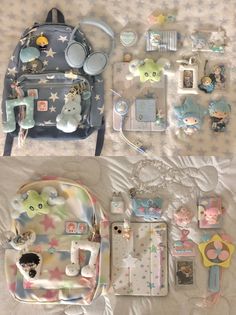 Backpack Tour, Inside Backpack, Cute Stationary School Supplies, School Bag Essentials, Inside My Bag, Backpack For Teens, Stationary School, Cute Stationary, Girly Bags