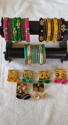 Mix match bangles also can be customize 💕 Only customization ✅ No ready stock ❌ Bulk orders will be taken 💫 More details Dm or follow our Instagram page :@rich_silkthreads Diy Hair Accessories Tutorial, Hair Accessories Tutorial, Silk Thread Bangles Design, Thread Bangles Design, Kundan Bangles, Silk Thread Jewelry, Silk Thread Bangles, Thread Bangles, Thread Jewellery