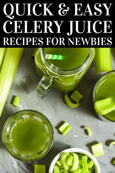 quick and easy celery juice recipes for newbies