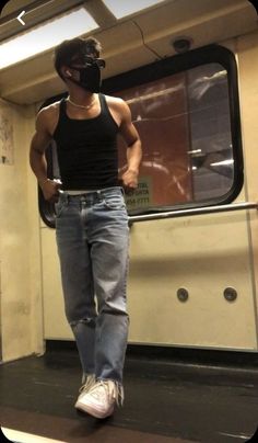 Male Summer Outfits Casual, Cool Jeans Men, Tank Top Outfits Men, Murakami Pillow, Boy Aesthetics, Mens Aesthetic, Outfits Men Streetwear, Aesthetics Tumblr