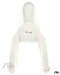 Zlily - Stylish Long Sleeve Hooded Crop Top with Slim Fit Design in Solid Color Stretch Long Sleeve Hoodie For Summer, Stretch Long Sleeve Summer Hoodie, Summer Long Sleeve Stretch Hoodie, White Stretch Hoodie For Spring, White Stretch Hooded Top, White Hooded Tops For Summer, White Hoodie For Summer, White Summer Hoodie Top, Trendy Hooded Summer Top