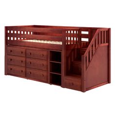 GREAT1 CS : Storage & Study Loft Beds Twin Low Loft Bed with Stairs + Storage Panel Dresser, Low Loft Bed With Storage, Stairs With Storage, Loft Bed Stairs, Dresser Bookcase, Loft Bed With Stairs, Twin Low Loft Bed, Queen Loft Beds, Loft Bed With Storage