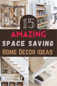 the top ten amazing space saving home decor ideas for small spaces with stairs and shelves