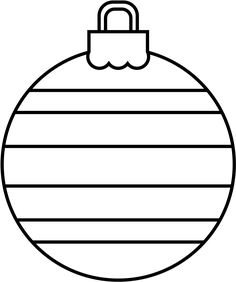 a black and white christmas ornament