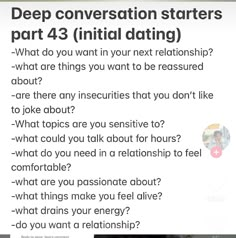 How To Hold A Conversation Over Text, Convo Starters, Romantic Date Night Ideas