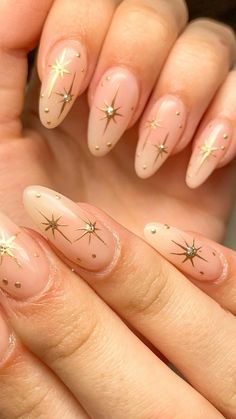 Classy Acrylic Nails, Nails Almond, Xmas Nails, Funky Nails, Pretty Acrylic Nails, Short Acrylic Nails