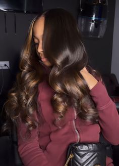 Birthday Hairstyles, Dyed Natural Hair, Sew Ins, Hair Twist Styles, Girls Hairstyles Braids, Flat Iron Hair Styles, Slick Hairstyles