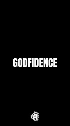 the words goddience are in white on a black background