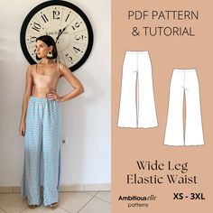 📏SIZES XS - 3XL PLEASE NOTE: To access your pattern files, you will need a reader program. We recommend using Adobe Reader, which you can download for free here: https://get.adobe.com/reader/ You are advised to open your files on a PC/laptop instead of a mobile. This way you can use all features of Adobe Reader.  🧵SKILL LEVEL Beginner 📥FORMAT Digital files. No physical pattern will be sent to you.  📥YOU WILL RECEIVE: - Sewing Pattern in A4 (25 pages), US letter (25 pages), A0 (1 page, to be Sewing Pattern Trousers, Trousers Sewing Pattern, Pattern Trousers, Jean Rose, Light Pink Jeans, Pants Sewing, Pants Sewing Pattern, Womens Trousers, Jeans Fabric