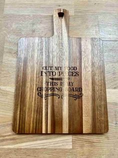 See how to create a unique laser-engraved chopping board for a custom gift. You won’t believe the result!This is a versatile gift that would be lovely for anyone who loves to cook. Or even for someone who likes more unusual kitchen decor. This one is personalised with song lyrics but is easily adaptable to other designs.