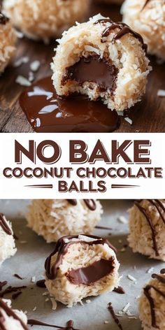 These no-bake coconut chocolate balls are a delightful holiday treat with zero oven time required! Think creamy coconut mixed with a hidden chocolate center, all coated in coconut flakes and drizzled with chocolate. They’re as easy to make as they are delicious to eat, perfect for holiday gifting or adding to a festive dessert platter. These little bites are a tropical escape with a hint of indulgence right in your mouth! #NoBakeDesserts #CoconutChocolate #EasyHolidayTreats #ChristmasSweets Coconut And Chocolate Cookies, Chocolate Pecan Coconut Cookies, No Bake Coconut Praline Cookies, Coconut Flakes Recipe Desserts, Coconut Meringue Cookies, Coconut Christmas Treats, Dessert Recipes With Coconut, Unsweetened Coconut Recipes, Coconut Desserts Easy