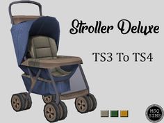 the stroller deluxe ts3 to ts4 is shown