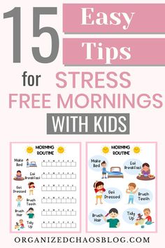 Morning Routine For Kids, Realistic Morning Routine, Routine Matin, A Good Morning Routine, Good Morning Routine, Routine For Kids, Morning Routine Kids, Morning Checklist