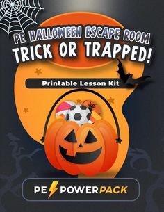 halloween escape room trick or trapped printable lesson kit